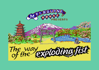 Way of the Exploding Fist screenshot 2 for Commodore 64